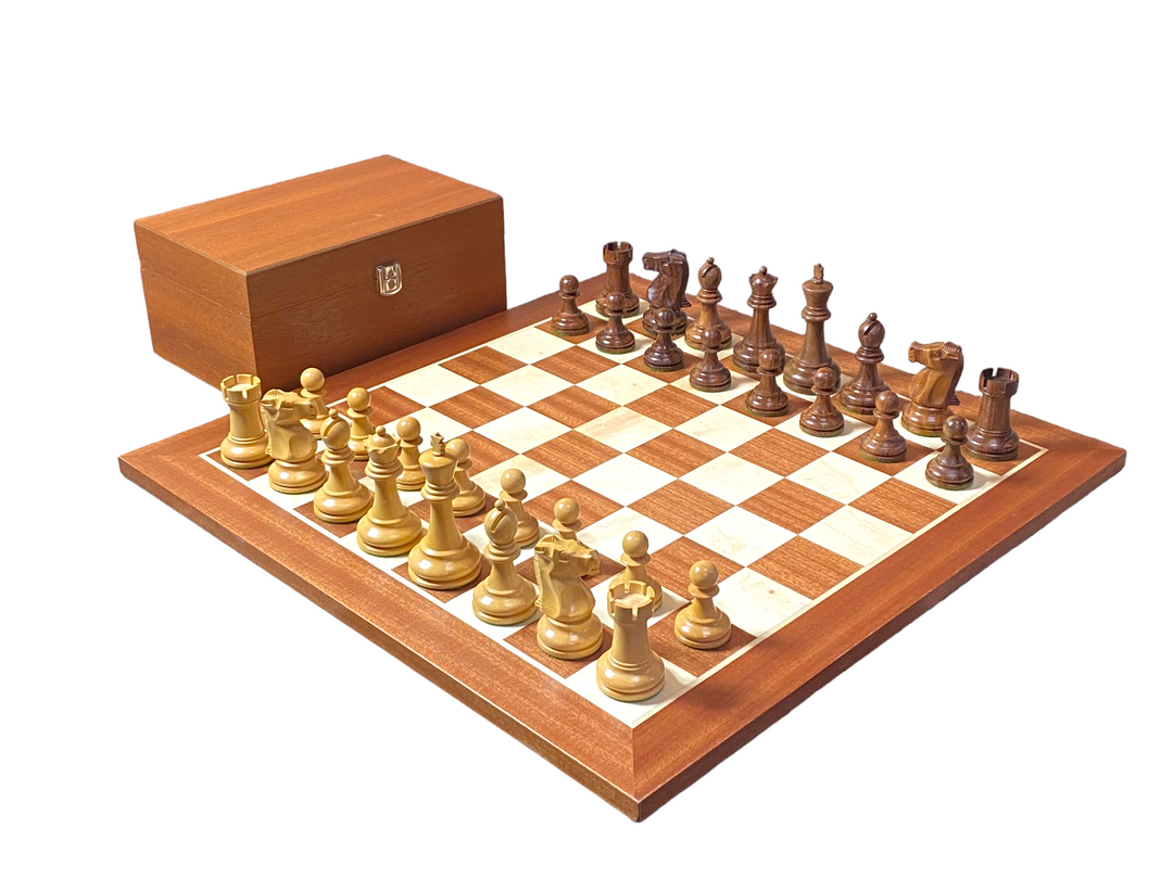 Fischer Mahogany and Acacia Chess Set – Chessmaze