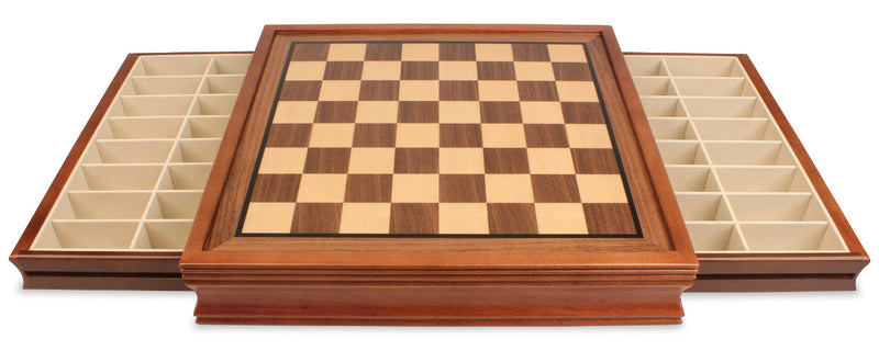 20" Drawer Chess Board & 3.75" Classic Acacia Chess Pieces -  CHESSMAZE STORE UK 